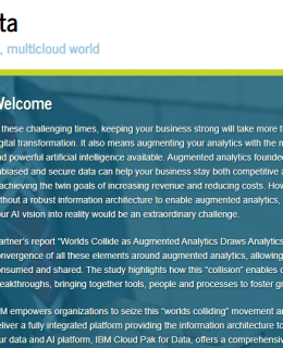 ibm cloud 1 260x320 - IBM Cloud Pak for Data newsletter featuring Gartner Research