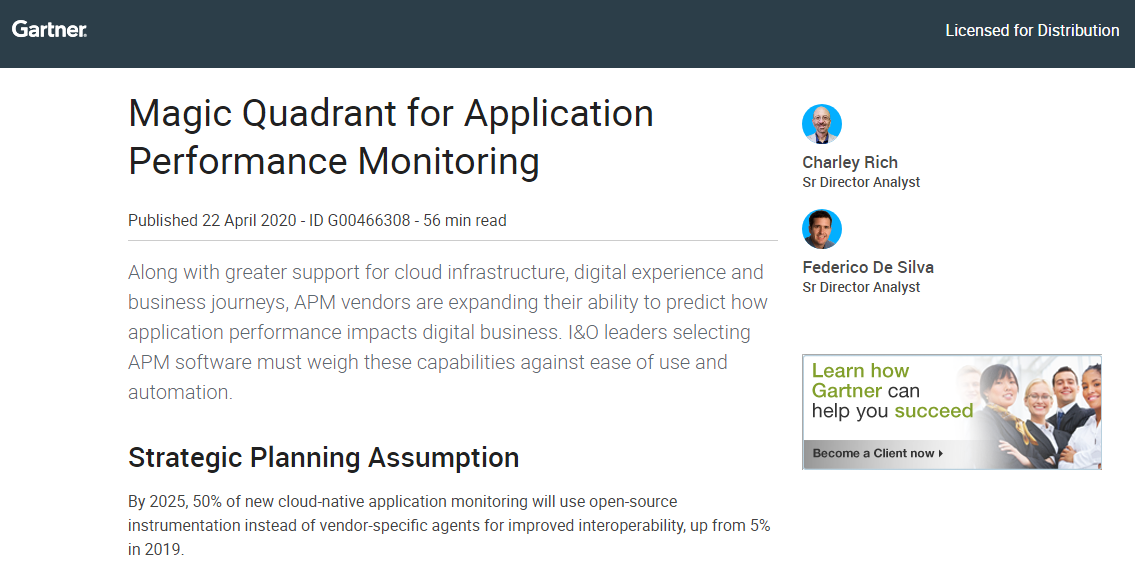 magic - 2020 Magic Quadrant for Application Performance Monitoring