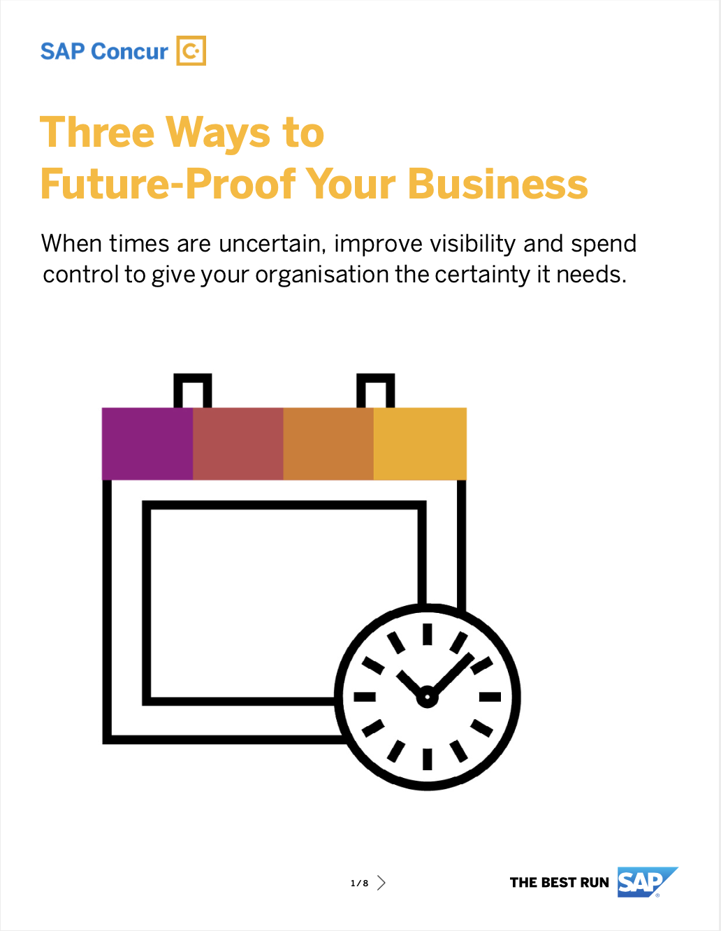 SAP Concur Three ways - Three Ways to Future-Proof Your Business