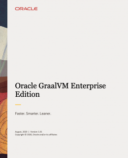 Screenshot 2020 10 10 Oracle GraalVM Enterprise Edition Technical Brief graalvm enterprise white paper pdf 260x320 - White paper: GraalVM Enterprise Overivew