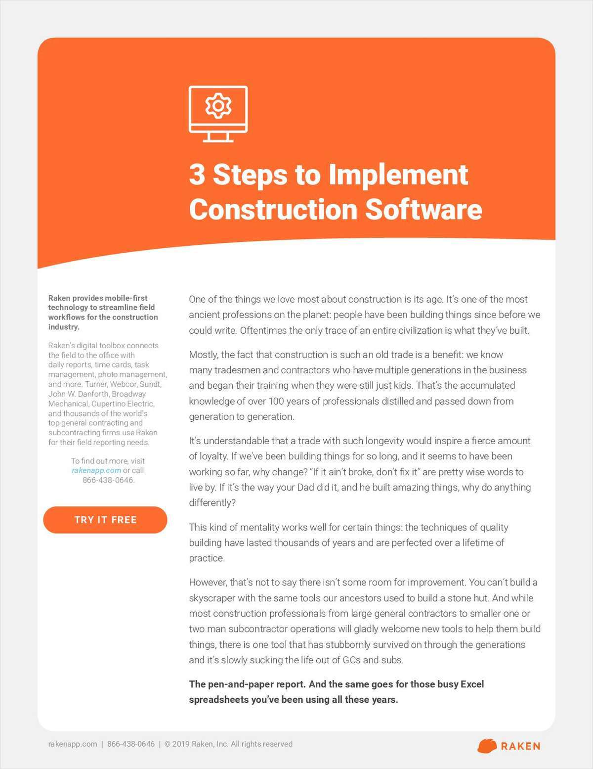 3 Steps to Implement Construction Software