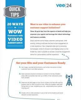 20 Ways to Wow Customers with Live Video Assistance