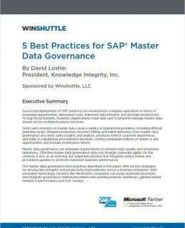 5 Best Practices for Better SAP Master Data