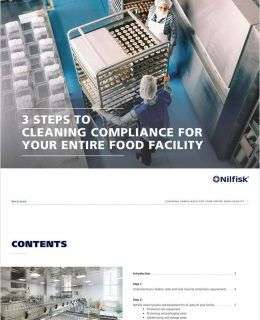 3 Steps to Cleaning Compliance for Your Entire Food Facility