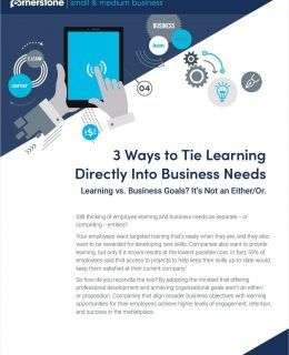 3 Ways to Tie Learning Directly Into Business Needs