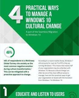 4 Practical Ways to Manage a Windows 10 Cultural Change