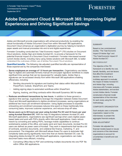 Screenshot 2 2 - Adobe Document Cloud & Microsoft 365: Improving Digital Experiences and Driving Significant Savings