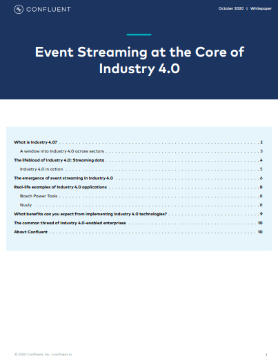 Screenshot 11 - Event Streaming at the Core of Industry 4.0
