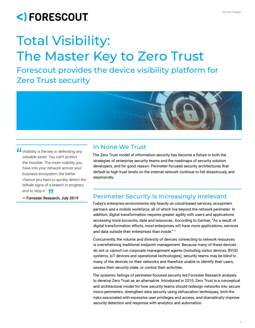 Screenshot 7 - Total Visibility: The Master Key to Zero Trust Security
