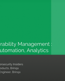 Screenshot 8 260x320 - Modern Vulnerability Management : Knowledge, Analytics, Automation