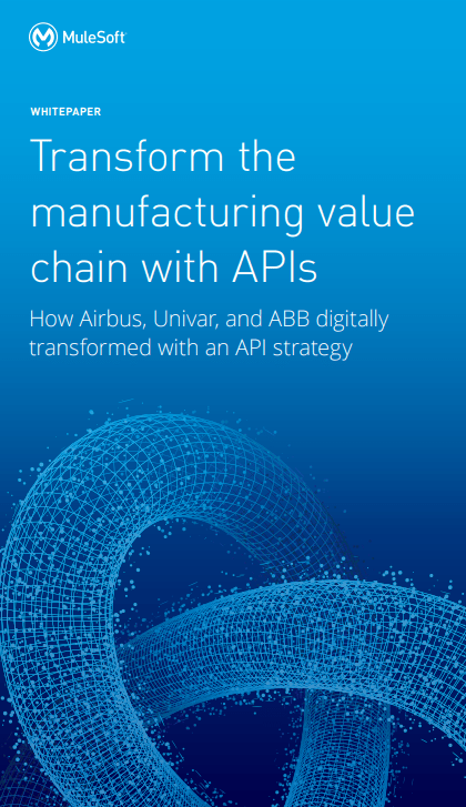 Screenshot 1 18 - Transforming the manufacturing value chain with APIs