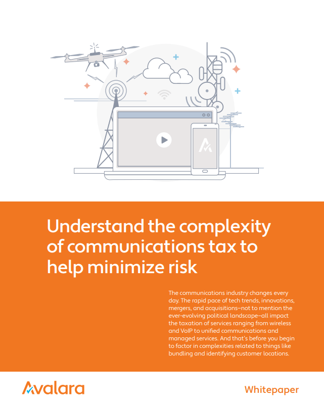 Screenshot 1 9 - Understand the complexity of communications tax to help minimize risk