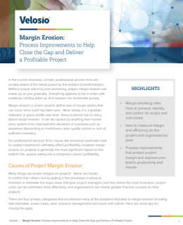 1 260x320 - Margin Erosion: Process Improvements to Help Close the Gap and Deliver a Profitable Project