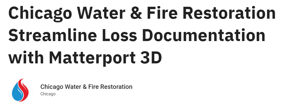 Screenshot 3 - Chicago Water & Fire Restoration Streamline Loss Documentation with Matterport 3D