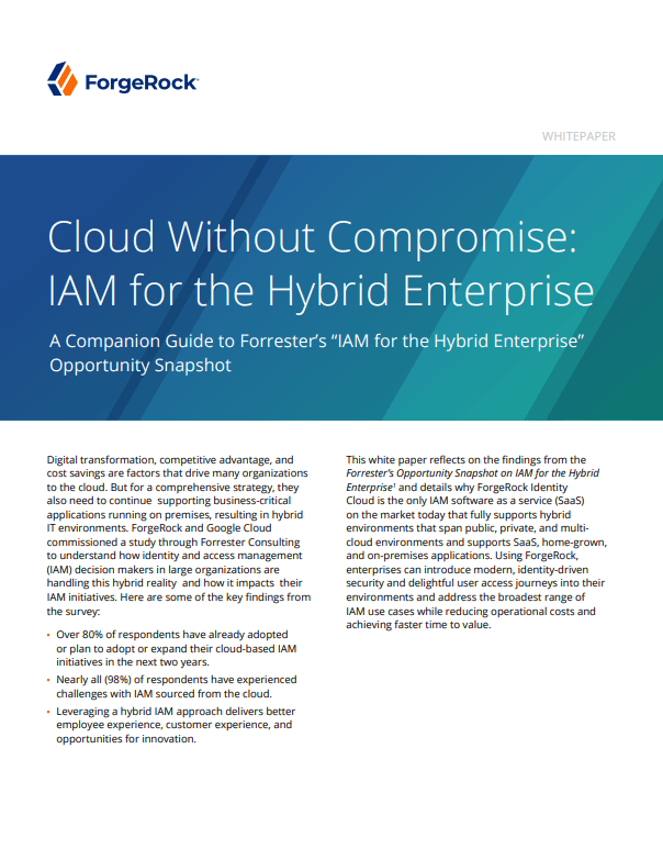 Screenshot 1 26 - Cloud Without Compromise: IAM for the Hybrid Enterprise
