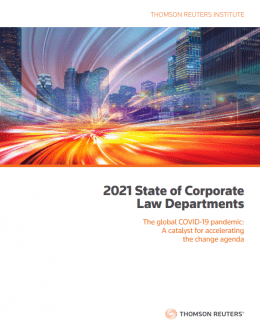 Screenshot 1 260x320 - 2021 State of Corporate Law Departments Report