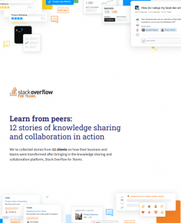 Screenshot 1 36 260x320 - Learn from Peers: 12 stories of knowledge sharing and collaboration in action