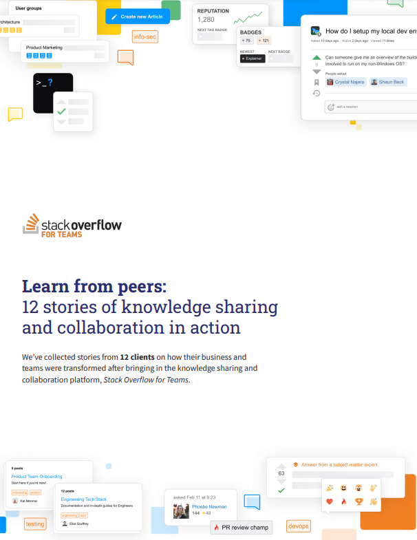 Screenshot 1 36 - Learn from Peers: 12 stories of knowledge sharing and collaboration in action
