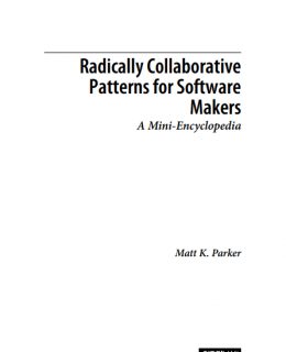 Screenshot 1 17 260x320 - Radically Collaborative Patterns for Software Makers