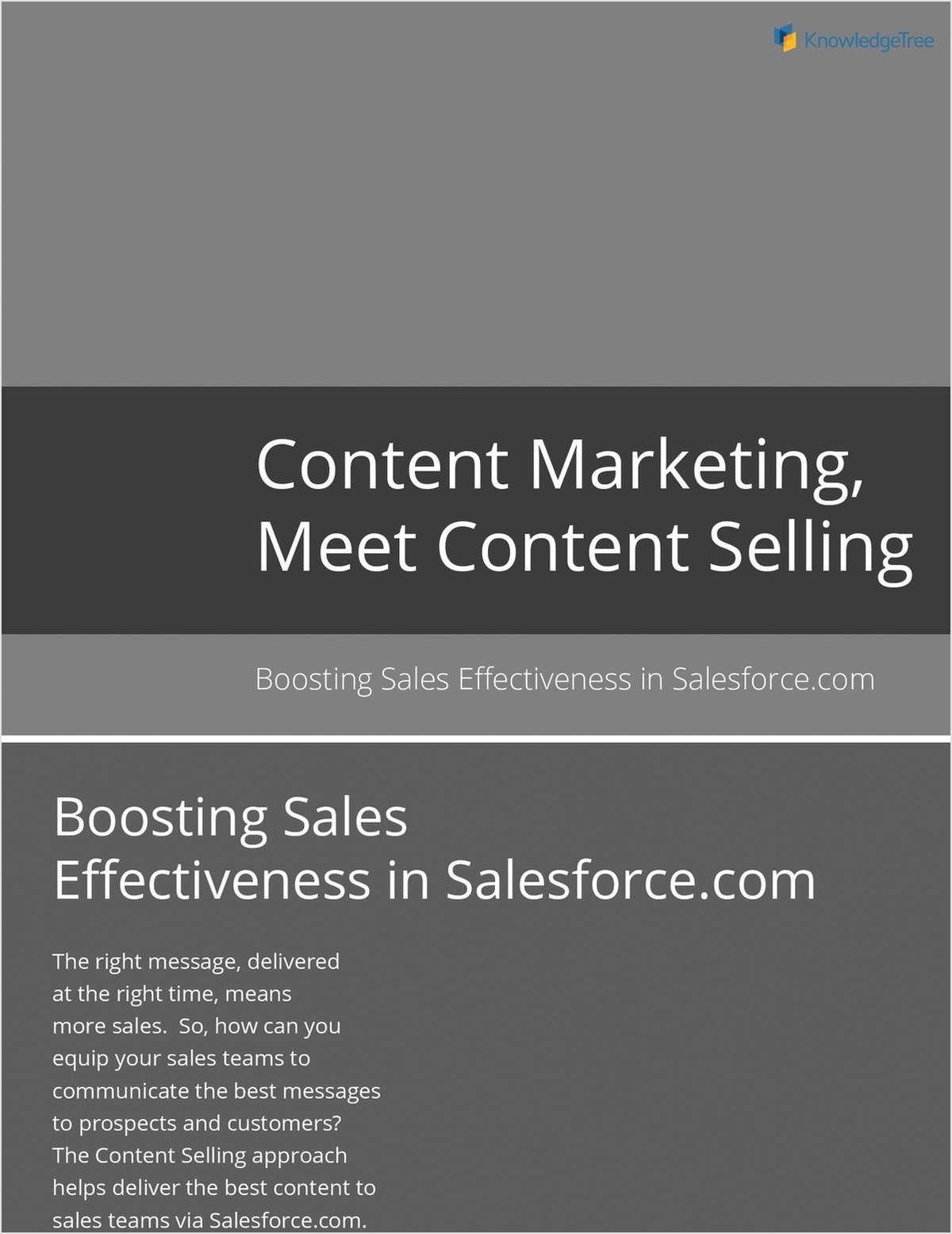 Content Marketing Meet Content Selling