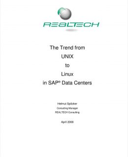 The Trend from UNIX to Linux in SAP® Data Centers