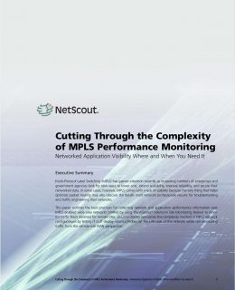 Cutting Through the Complexity of Multi-Protocol Label Switching (MPLS) Performance