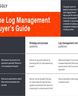 Buyers Guide To Log Management Software - What to ask (Download the guide and get a FREE product demo)