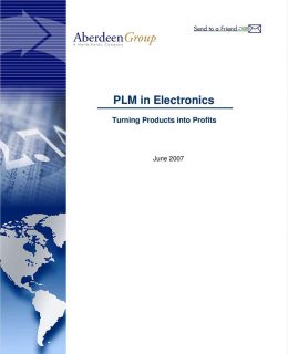 PLM in Electronics Report; Turning Products into Profits