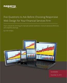 Five Questions to Ask Before Choosing Responsive Web Design for Your Financial Services Firm
