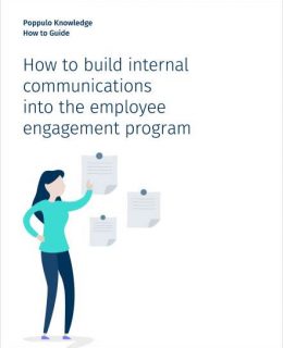How to build internal communications into the employee engagement program