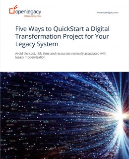 Five Ways to QuickStart a Digital Transformation Project for Your Legacy System
