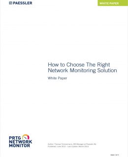 How To Choose The Right Network Monitoring Solution