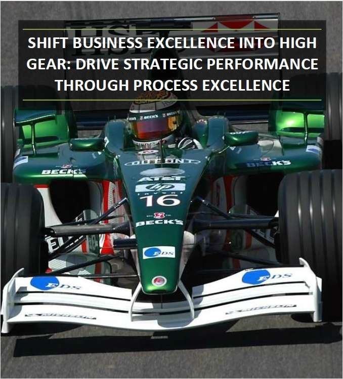 Drive Strategic Performance through Process Excellence Annual Report