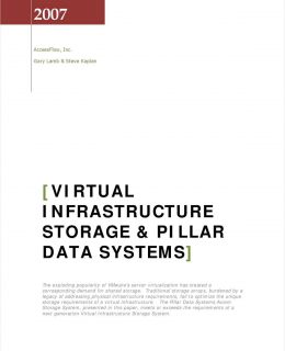 Virtual Infrastructure Storage