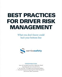 Best Practices for Driver Risk Management