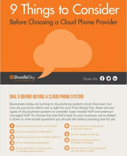 9 Things to Consider Before Choosing a Cloud Phone Provider