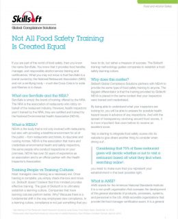 Not All Food Safety Training Is Created Equal