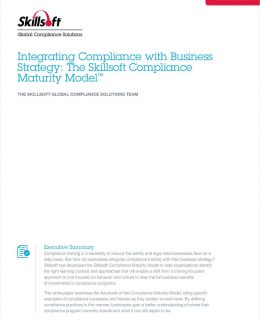 Integrating Compliance with Business Strategy