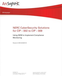 NERC CyberSecurity Solutions for CIP 002 - CIP 009