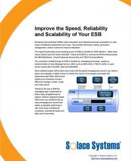 Improve the Speed, Reliability and Scalability of Your ESB