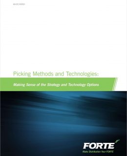 Picking Methods and Technologies: Making Sense of the Strategy and Technology Options