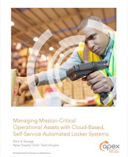 Managing Mission-Critical Operational Assets with Cloud-Based, Self-Service Automated Locker Systems