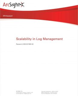 Scalability in Log Management