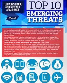 What are the top 10 emerging threats in telecoms?