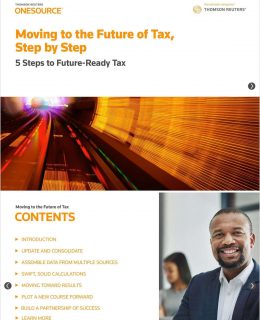 Moving to the Future of Tax, Step by Step