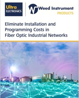 Eliminate Installation and Programming Costs in Fiber Optic Industrial Networks