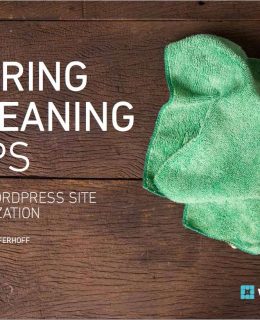 Spring Cleaning - For WordPress Site Optimization