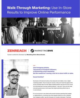 Walk-Through Marketing: Use In-Store Results to Improve Online Performance