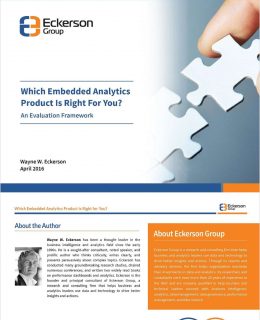 Eckerson Group Which Embedded Analytics Tool is Right For You