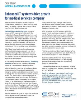 Enhanced IT Systems Drive Growth for Medical Services Company